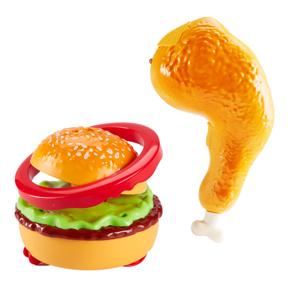 DF33218A Funny Chicken Leg Remote Control Burger Toy with Sound and Light Kids Parent Interactive Toy DF33218A Funny Chicken Leg Remote Control Burger Toy with Sound and Light Kids Parent Interactive Toy